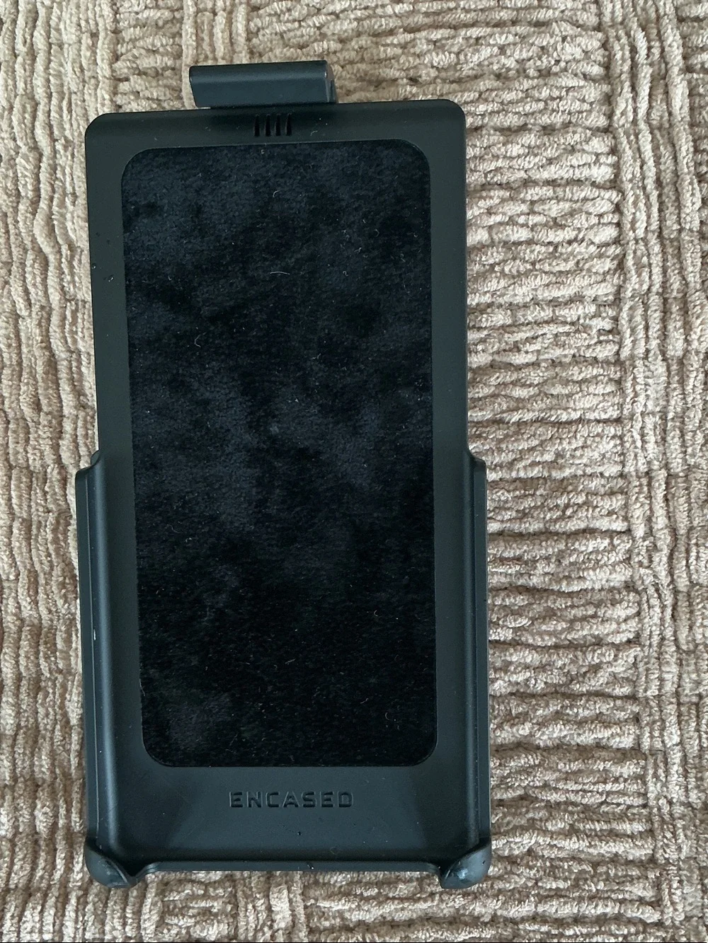 Black Clip-On Phone Holster Case by encased